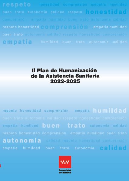 Portada de II Plan de Humanización de la Asistencia Sanitaria 2022-2025