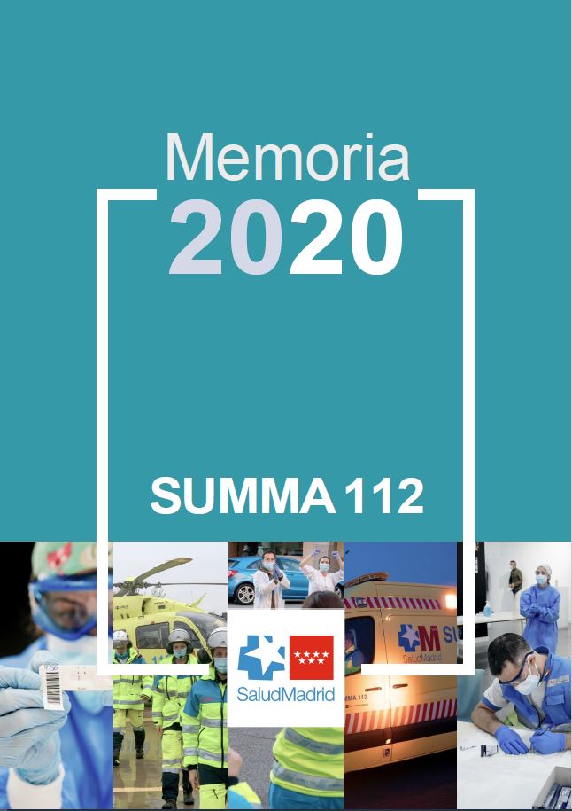 Portada de Memoria SUMMA112. Año 2020