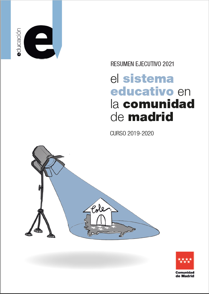 Portada de Resumen ejecutivo 2021. El sistema educativo en la Comunidad de Madrid