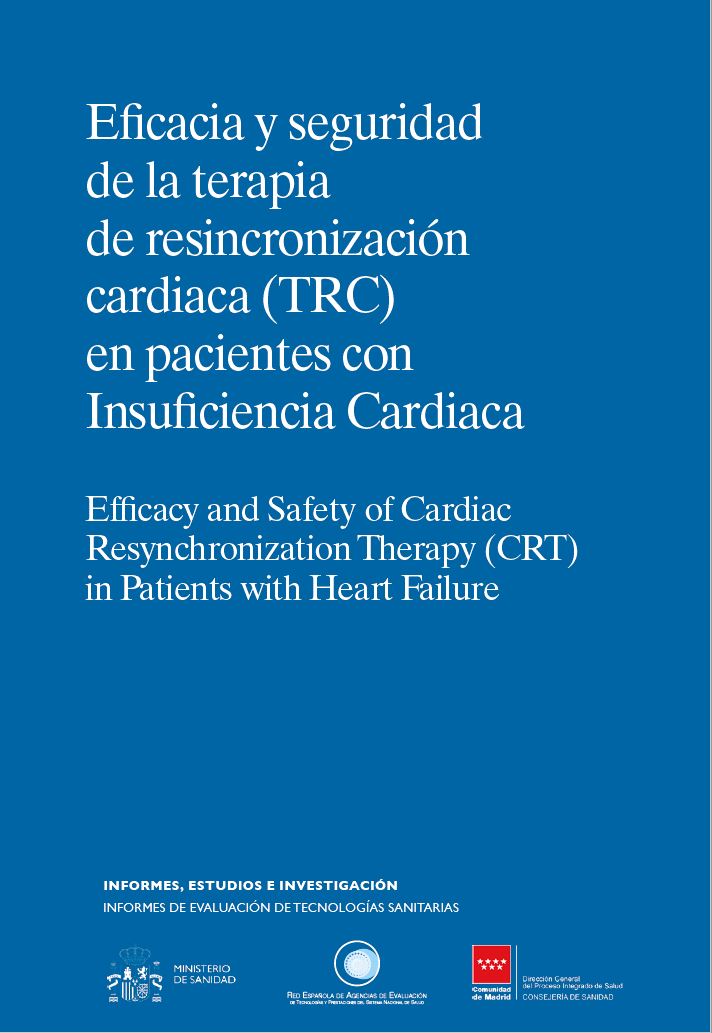 Portada de Eficacia y seguridad de la terapia de resincronización cardiaca (TRC) en pacientes con Insuficiencia Cardiaca