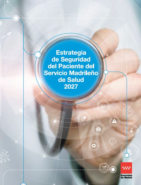 Portada de Estrategia de Seguridad del Paciente del Servicio Madrileño de Salud 2027