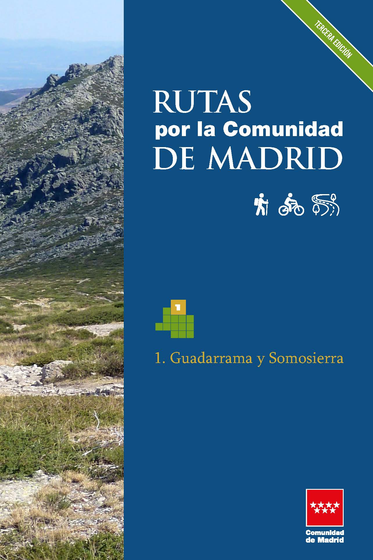 Portada de Rutas por la Comunidad de Madrid. 1 Guadarrama y Somosierra