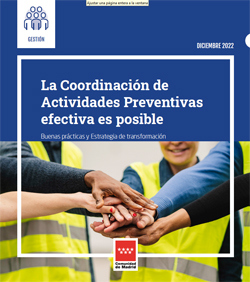 Portada de La coordinación de actividades preventivas efectiva es posible. Buenas prácticas y estrategias de transformación