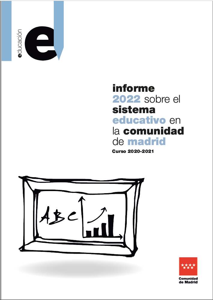 Portada de Informe 2022 sobre el sistema educativo en la Comunidad de Madrid. Curso 2020-2021