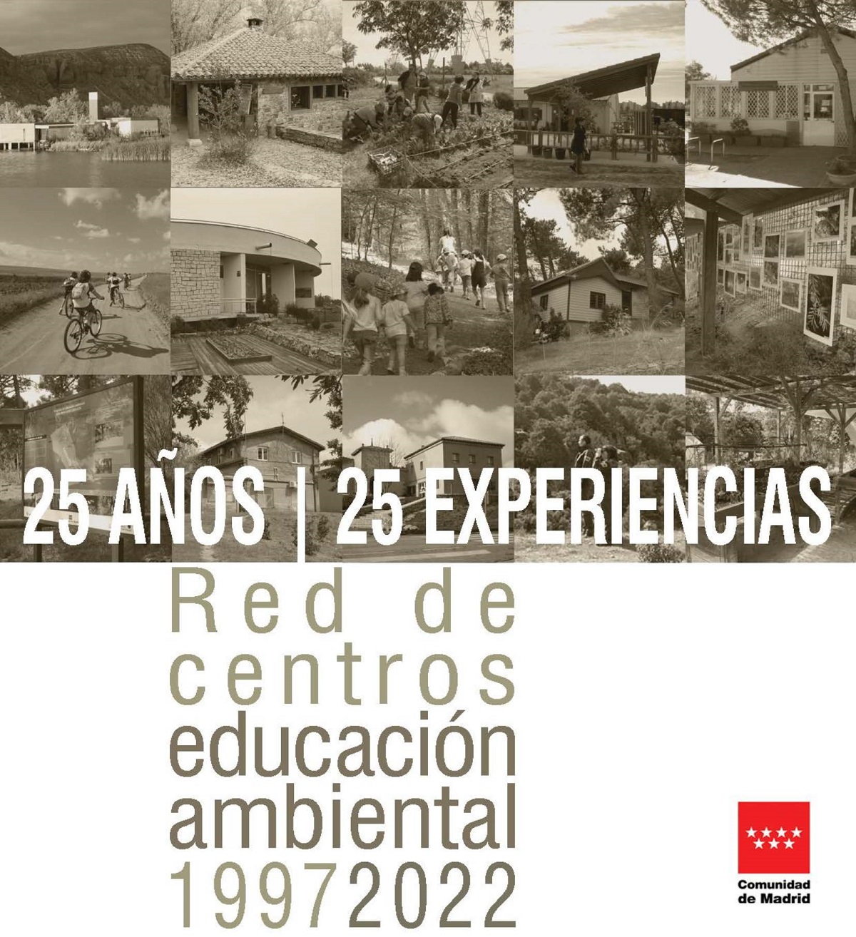 Portada de Red de Centros de educación ambiental de la Comunidad de Madrid. 25 años, 25 experiencias