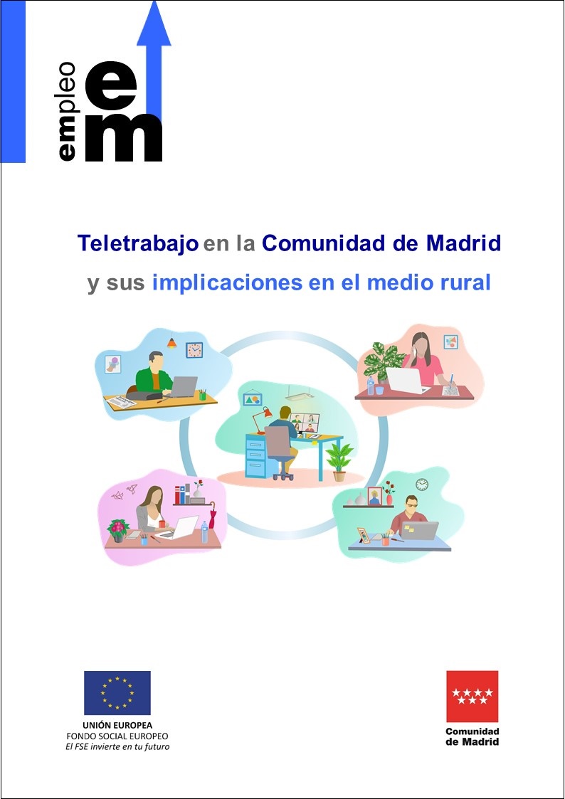 Portada de Teletrabajo en la Comunidad de Madrid y sus implicaciones en el medio rural