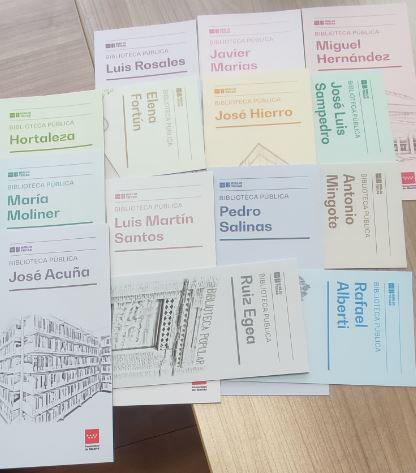 Portada de Folletos informativos de las Bibliotecas Públicas de Madrid. Reimpresión