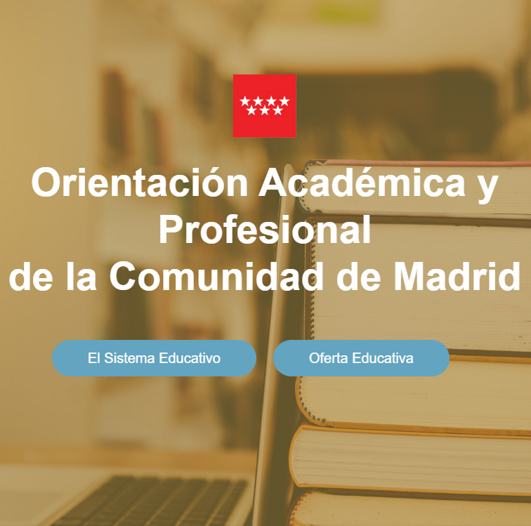 Portada de Orientación Académica y Profesional de la Comunidad de Madrid 2023  (Sitio Web)
