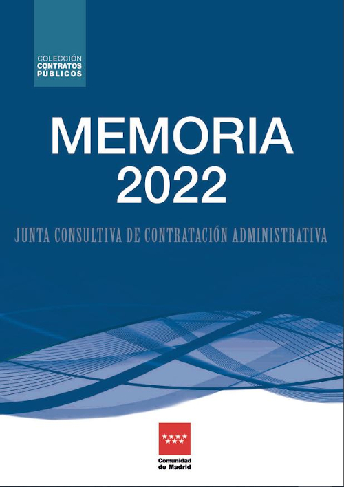 Portada de Junta Consultiva de Contratación Administrativa. Memoria 2022