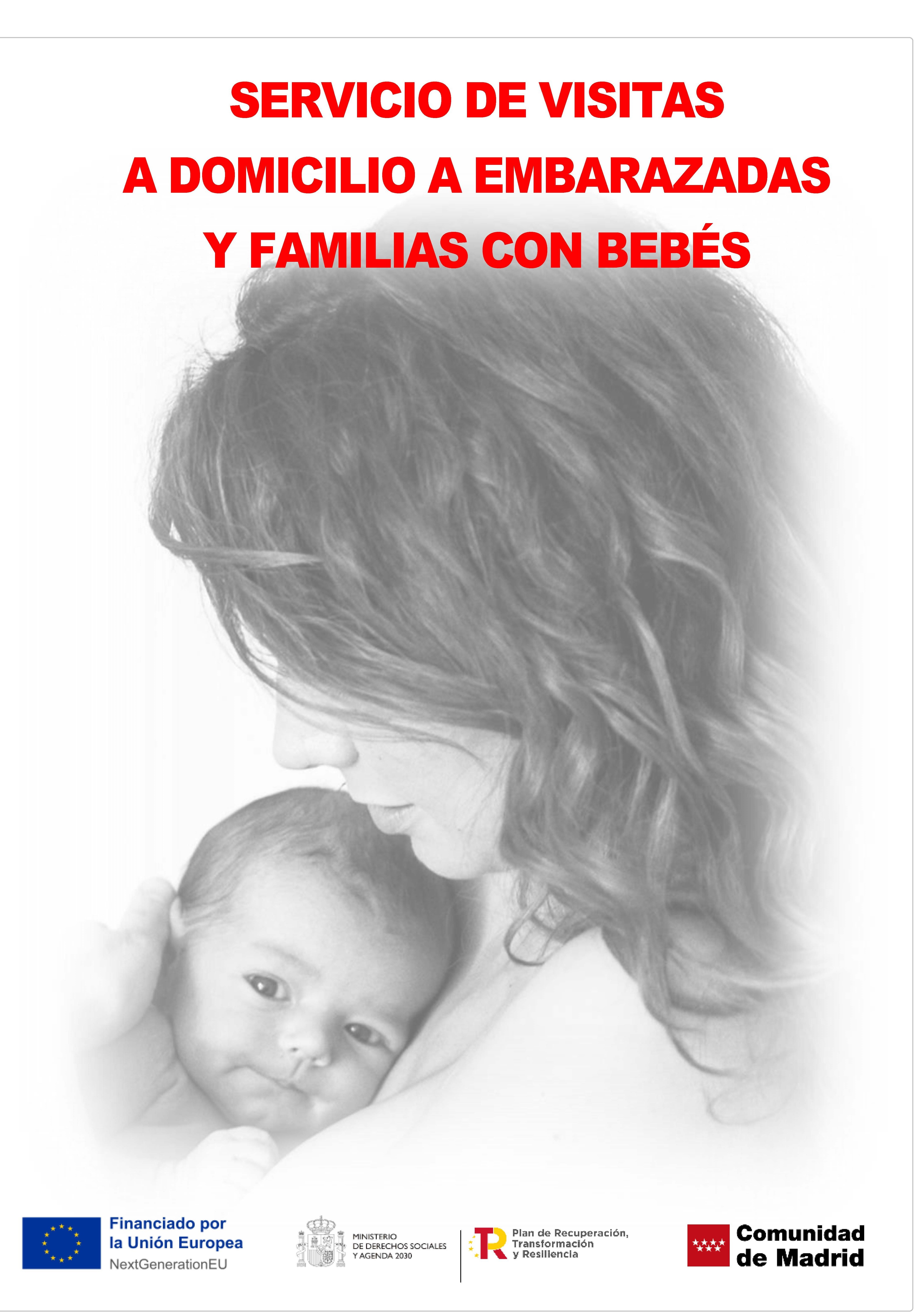 Portada de Servicio de visitas a domicilio a embarazadas y familias con bebés