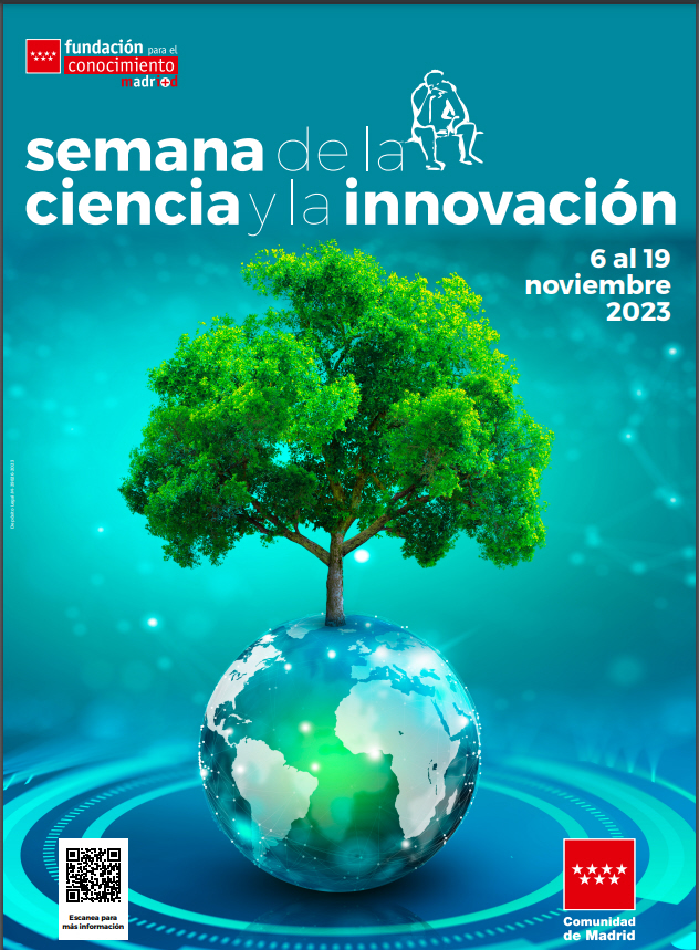 Portada de Semana (XXIII) de la Ciencia y la Innovación de Madrid, 2023 (cartel)
