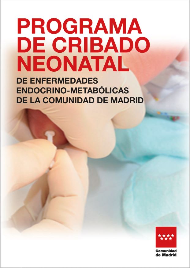 Portada de Programa de cribado neonatal de enfermedades endocrino-metabólicas de la Comunidad de Madrid