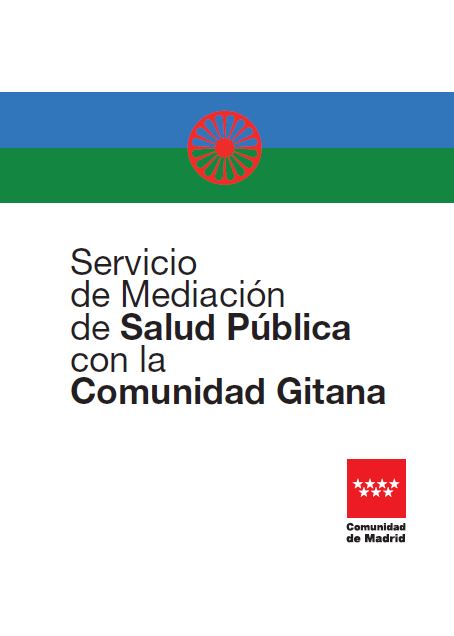 Portada de Servicio de Mediación de Salud Pública con la Comunidad Gitana (Cuadríptico informativo)