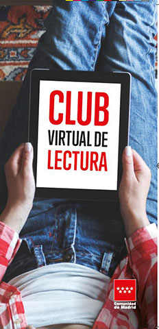 Portada de Club virtual de lectura. Folleto 2023