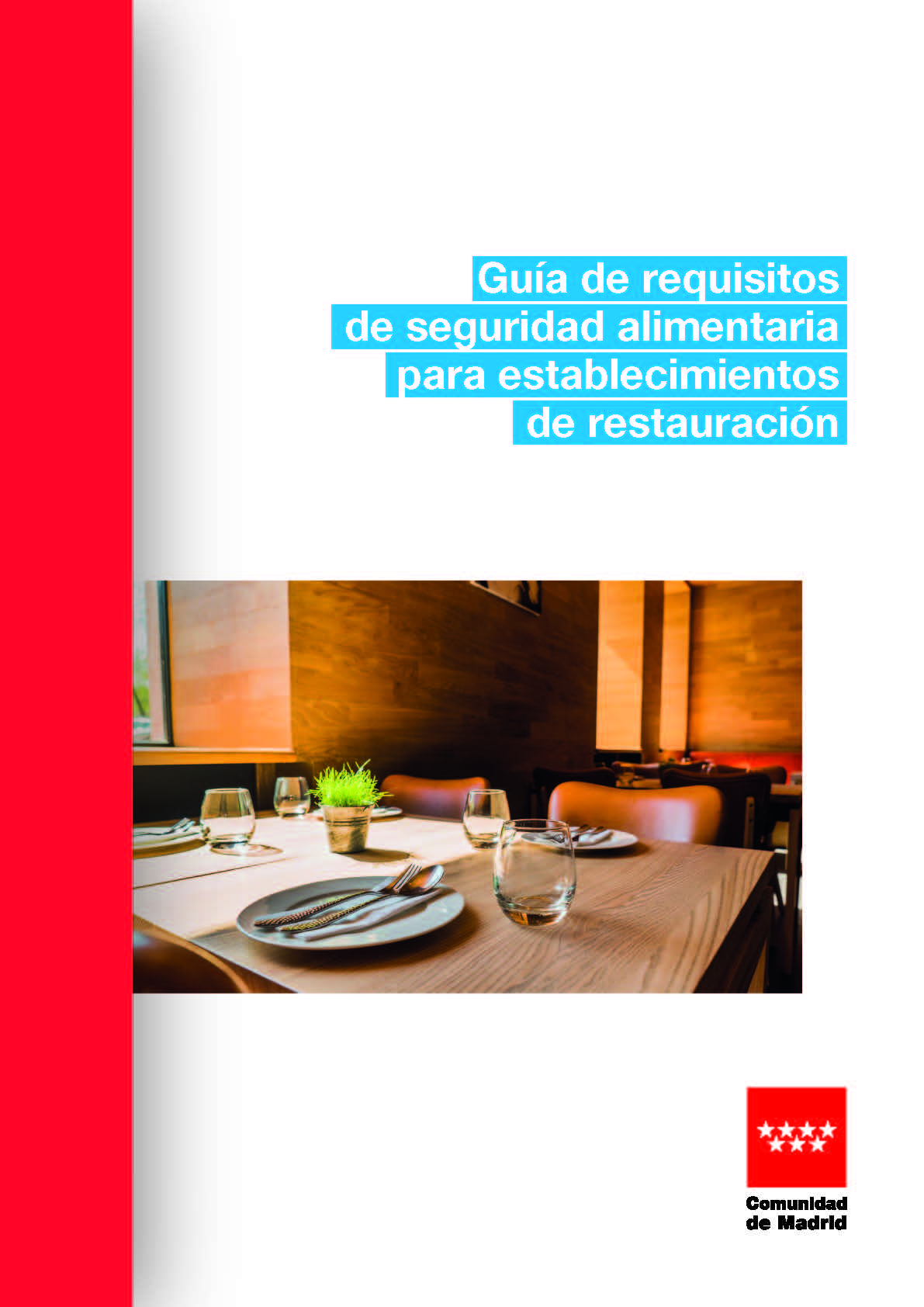 Portada de Guía de requisitos de seguridad alimentaria para establecimientos de restauración (1ª edición)