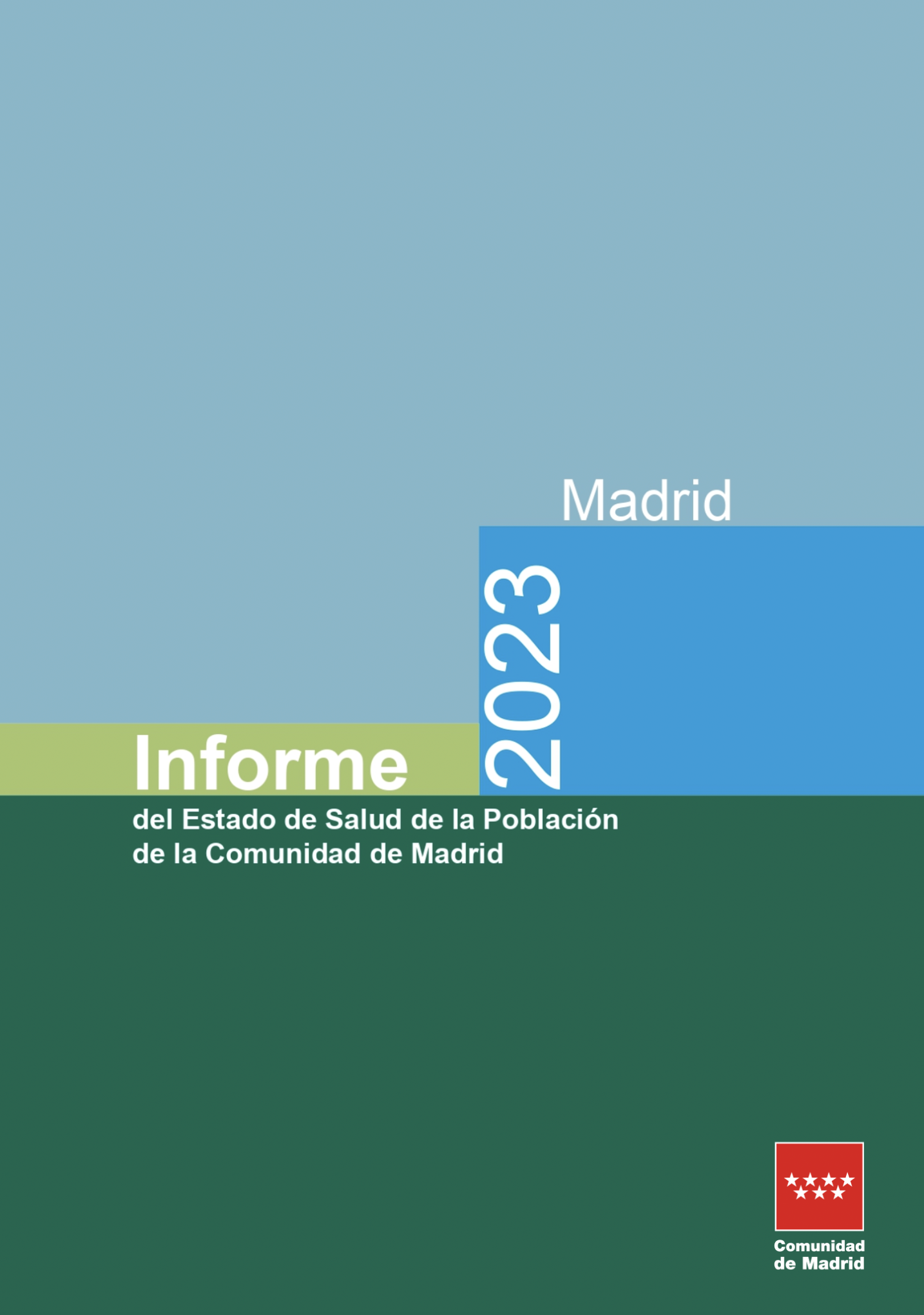 Portada de Informe del Estado de Salud de la Población de la Comunidad de Madrid 2023