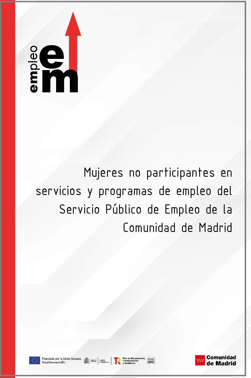 Portada de Mujeres no participantes en servicios y programas de empleo del Servicio Público de Empleo de la Comunidad de Madrid