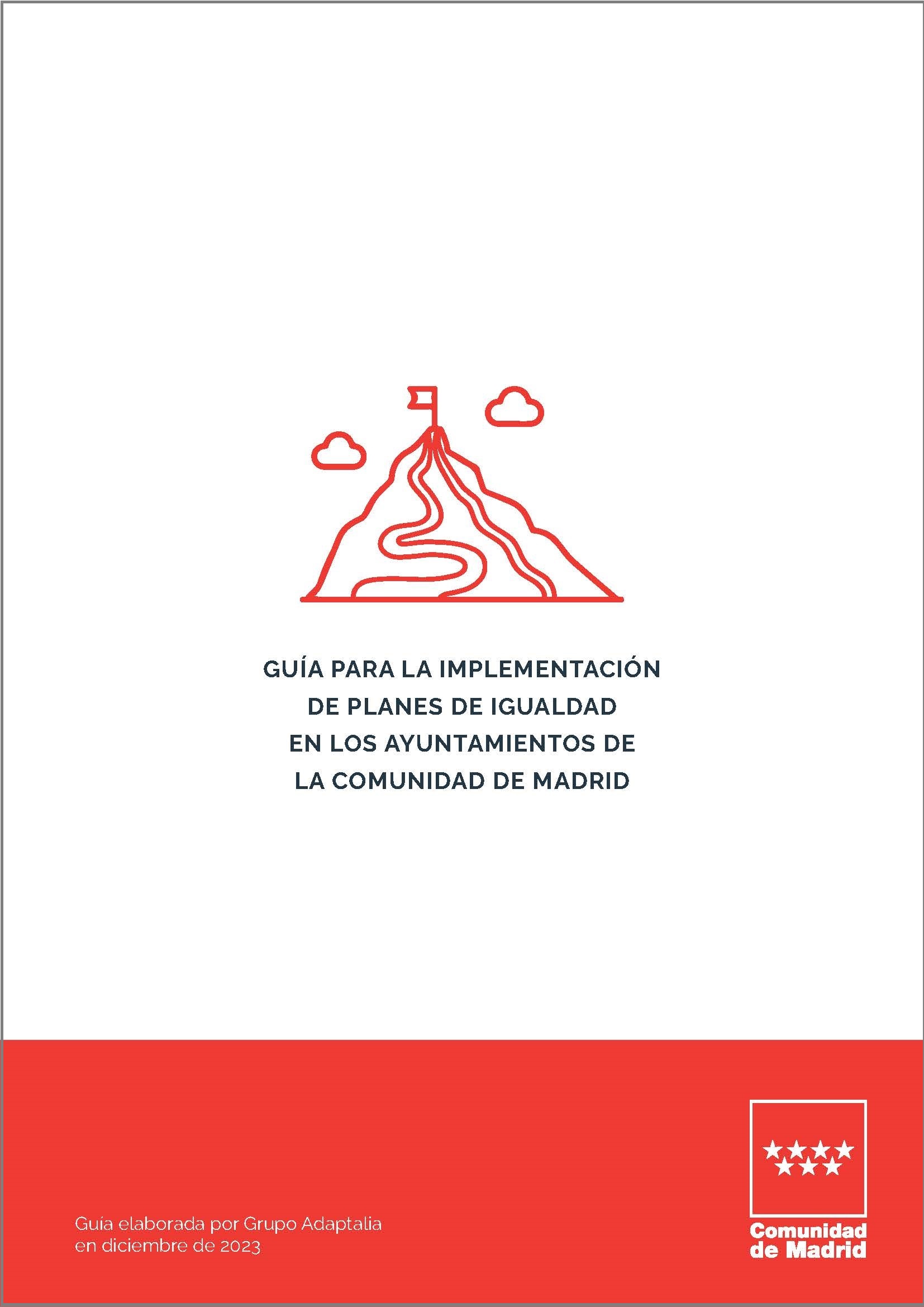 Portada de Guía para la implementación de Planes de Igualdad en los ayuntamientos de la Comunidad de Madrid