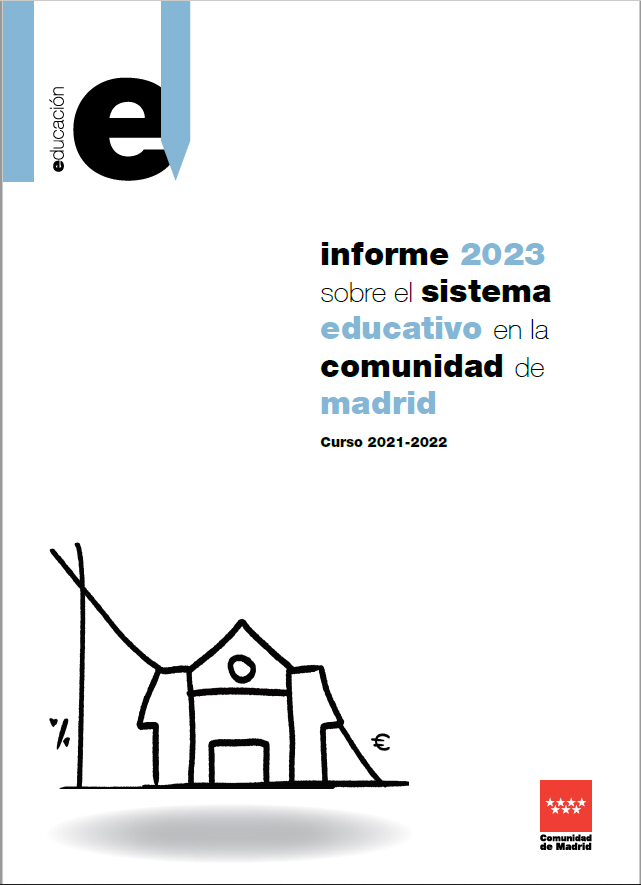 Portada de Informe 2023 sobre el sistema educativo en la Comunidad de Madrid. Curso 2021-2022
