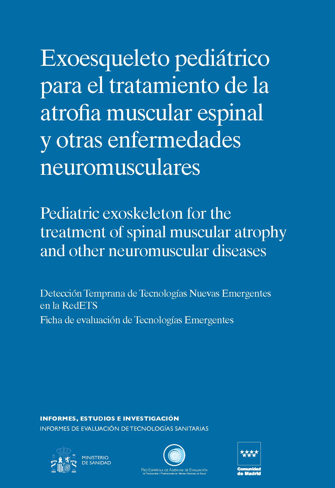 Portada de Exoesqueleto pediátrico para el tratamiento de la atrofia muscular espinal y otras enfermedades neuromusculares