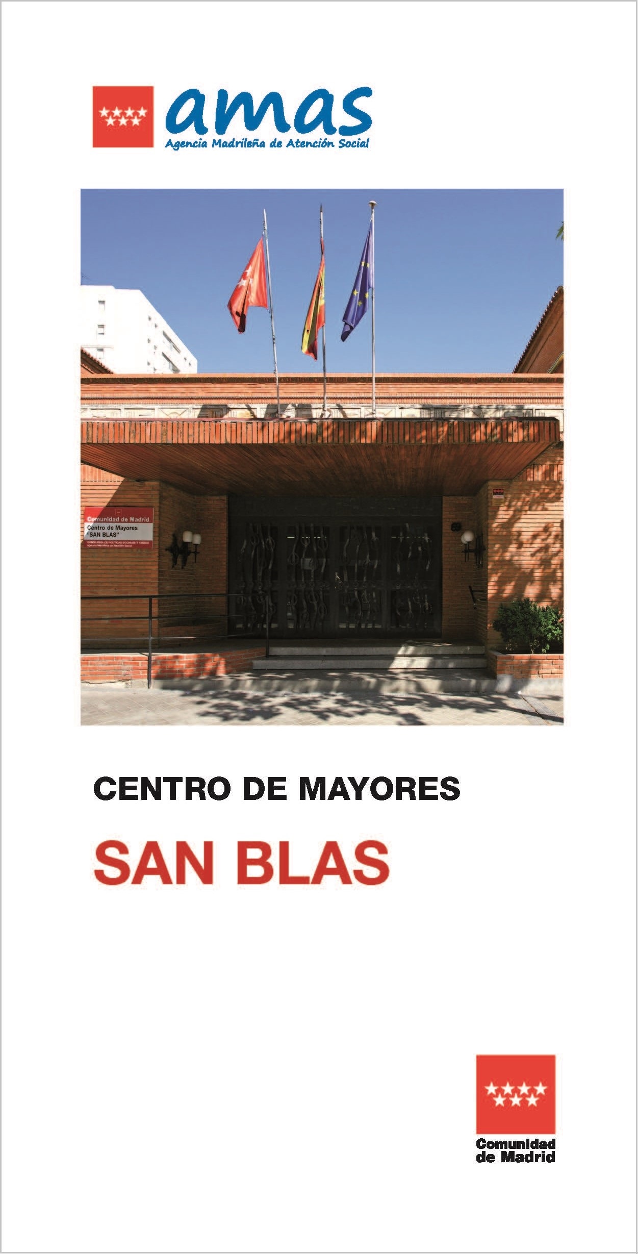 Portada de Centro de Mayores San Blas