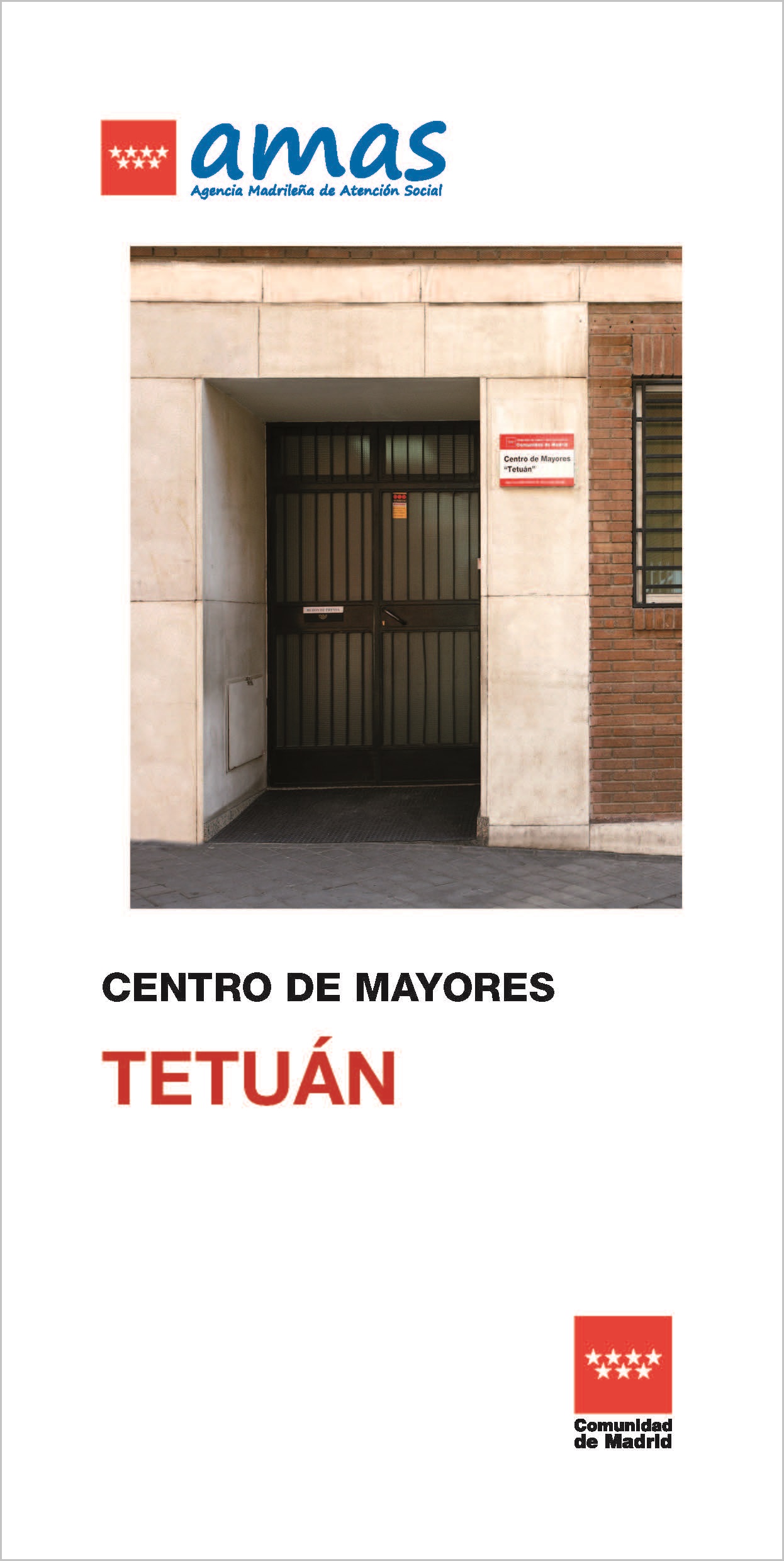 Portada de Centro de Mayores Tetúan