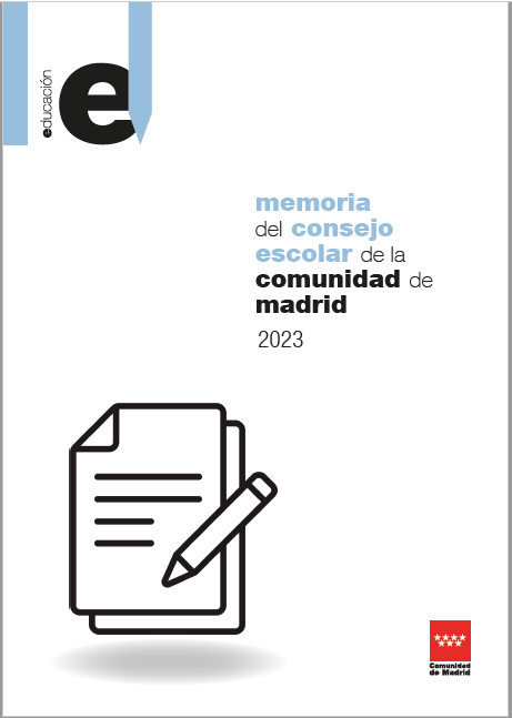 Portada de Memoria del Consejo Escolar de la Comunidad de Madrid. Año 2023