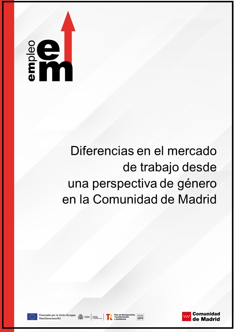 Portada de Diferencias en el mercado de trabajo desde una perspectiva de género en la Comunidad de Madrid