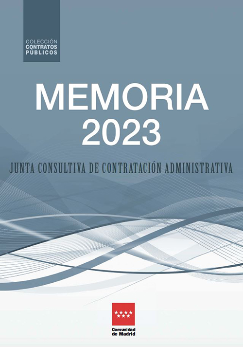 Portada de Junta Consultiva de Contratación Administrativa. Memoria 2023