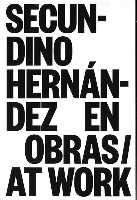Portada de Secundino Hernández en obras 