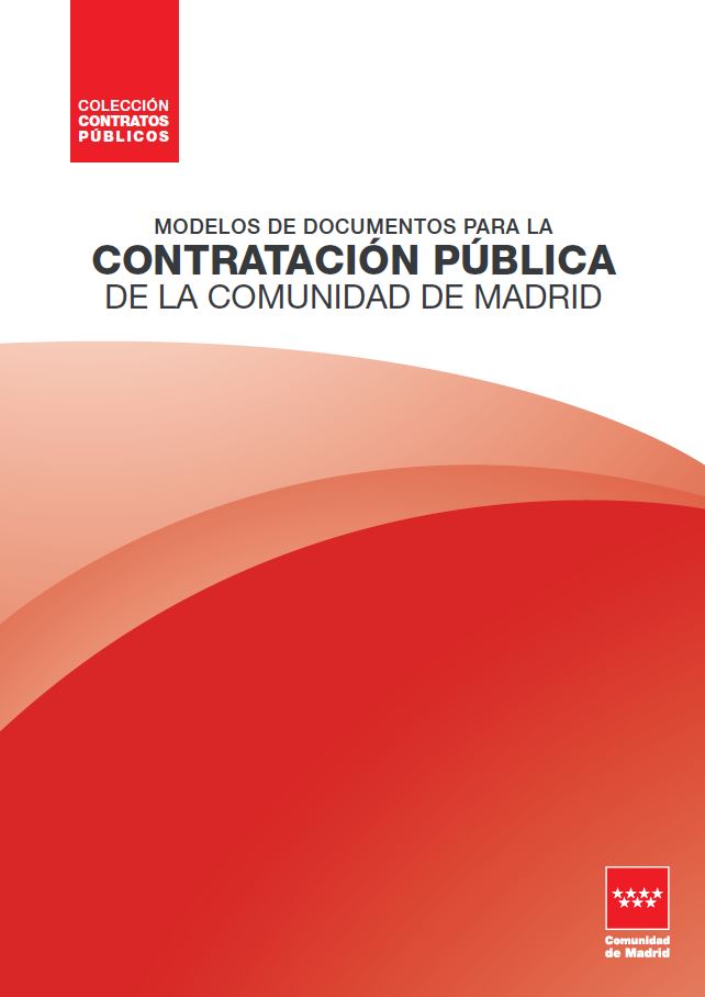 Portada de Modelos de documentos para la contratación pública de la Comunidad de Madrid