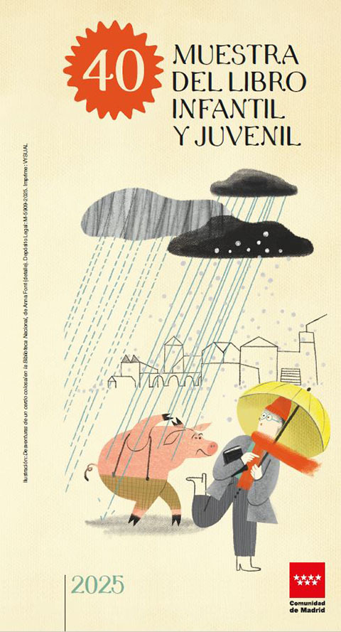 Portada de 40 Muestra del Libro Infantil y Juvenil. Folleto