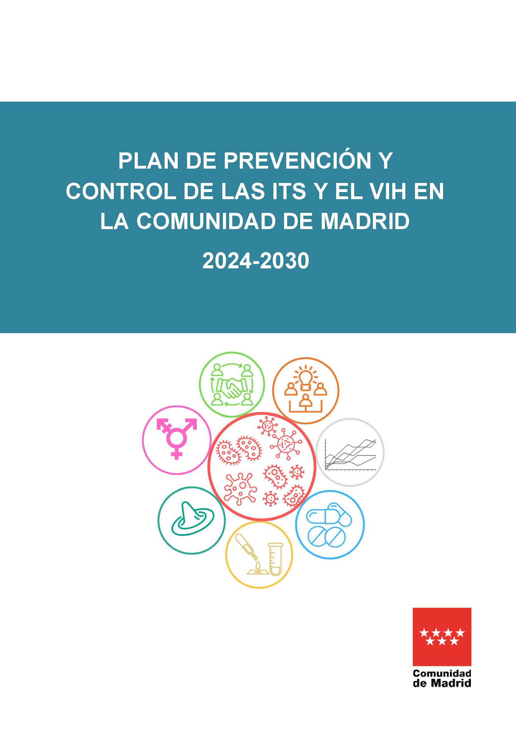 Portada de Plan de prevención y control de las ITS y el VIH en la Comunidad de Madrid 2024-2030
