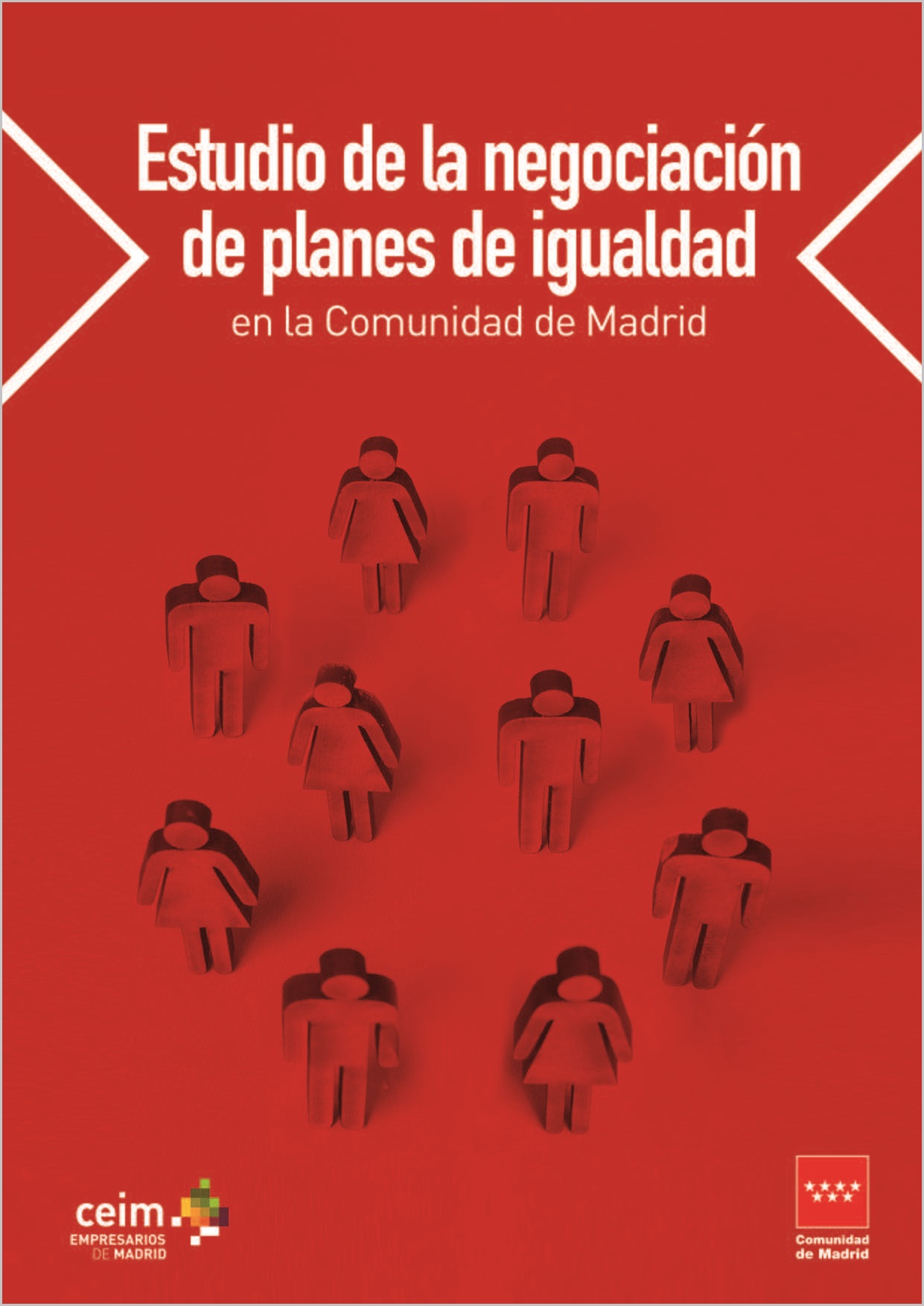 Portada de Estudio de la negociación de planes de igualdad en la Comunidad de Madrid