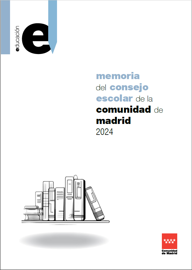 Portada de Memoria del Consejo Escolar de la Comunidad de Madrid. Año 2024.