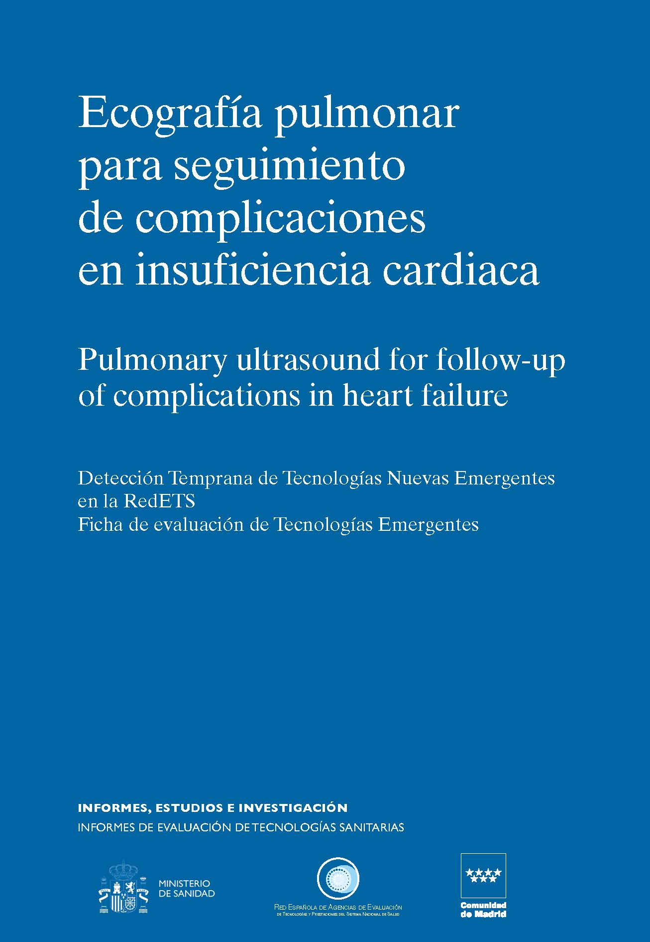 Portada de Ecografía pulmonar para seguimiento de complicaciones en insuficiencia cardiaca