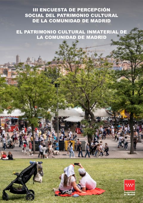 Portada de III Encuesta de Percepción Social del Patrimonio Cultural de la Comunidad de Madrid 