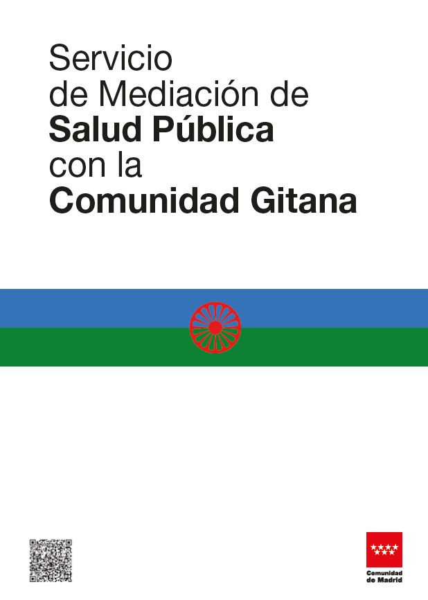 Portada de Servicio de Mediación de Salud Pública con la Comunidad Gitana (Díptico población general)