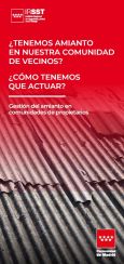Portada de Gestión del amianto en comunidades de propietarios. (Tríptico)