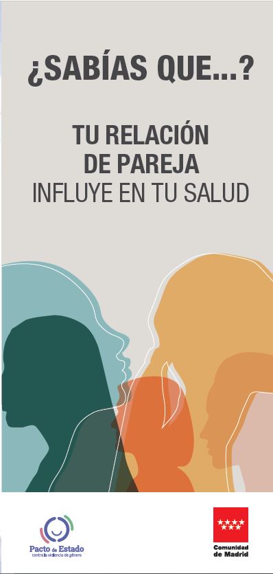 Portada de Pareja y salud. Tríptico