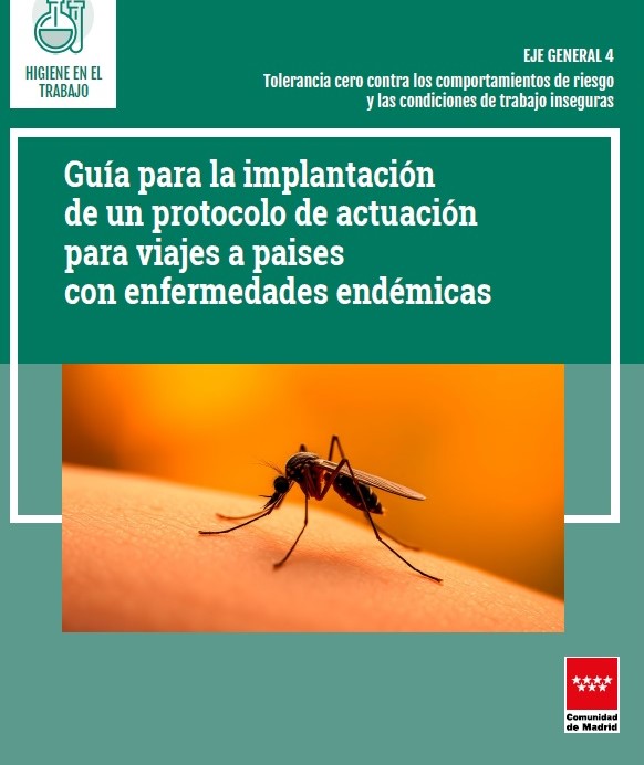 Portada de Guía para la implantación de un protocolo actuación para viajes a países con enfermedades endémicas