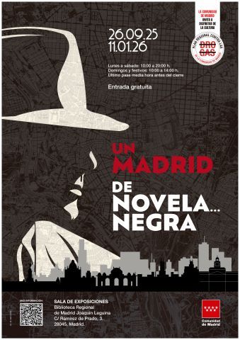Portada de Un Madrid de novela... negra. Cartel