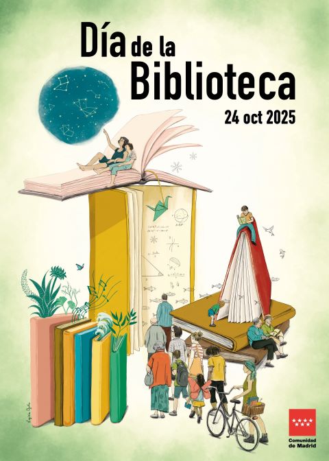 Portada de Día de la Biblioteca 2025. Cartel