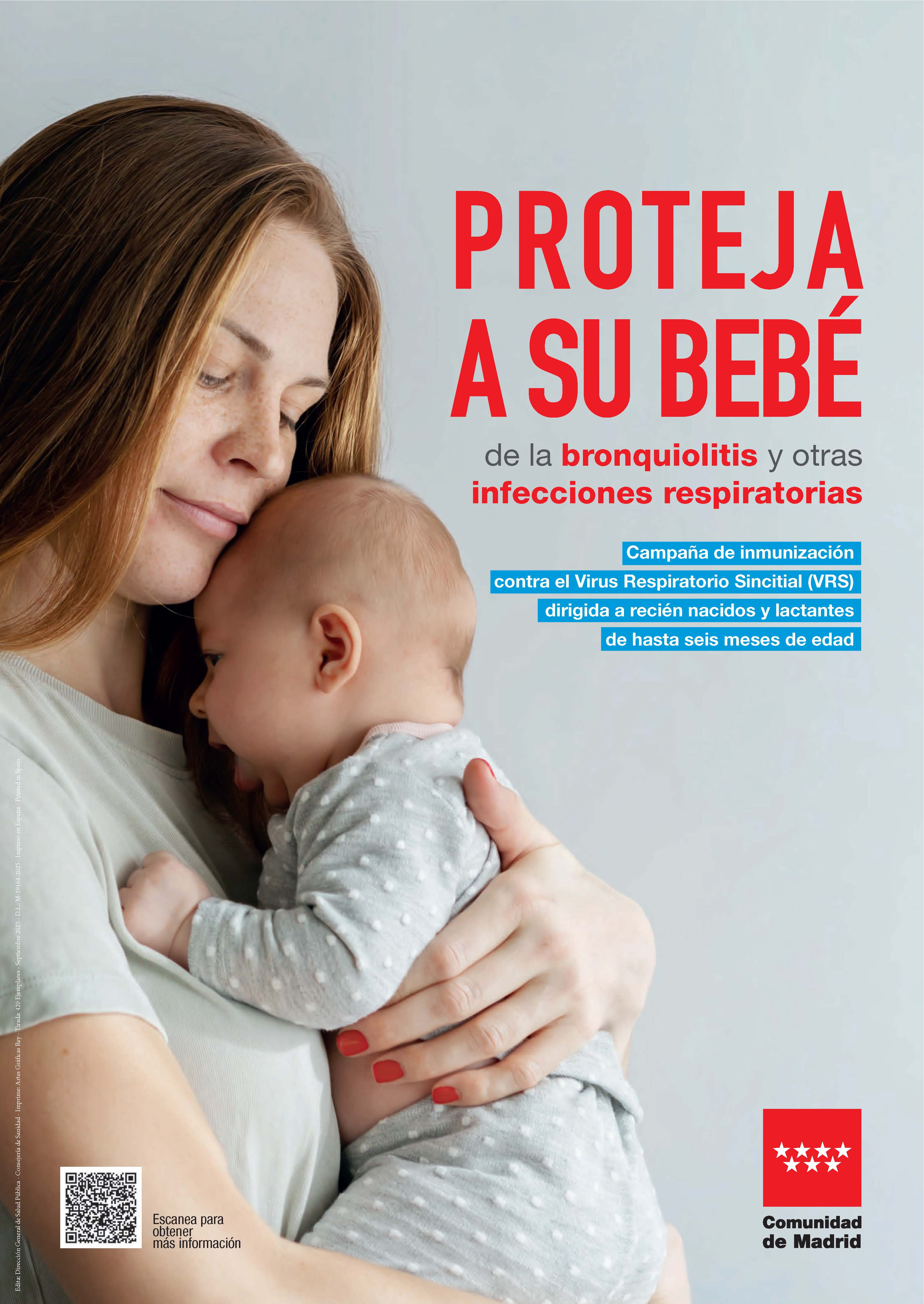 Portada de Proteja a su bebé de la bronquiolitis y otras infecciones respiratorias (Cartel)