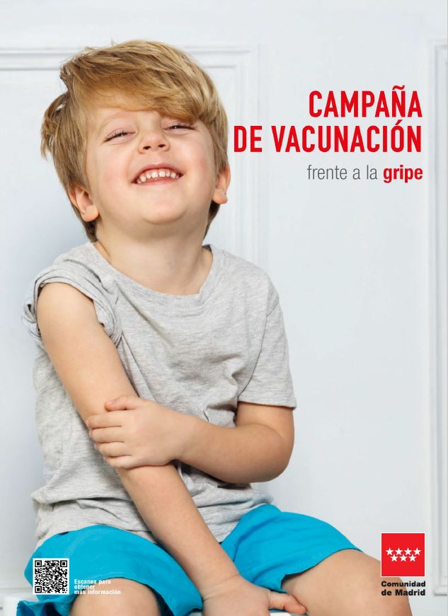 Portada de Campaña de vacunación frente a la gripe (Díptico)
