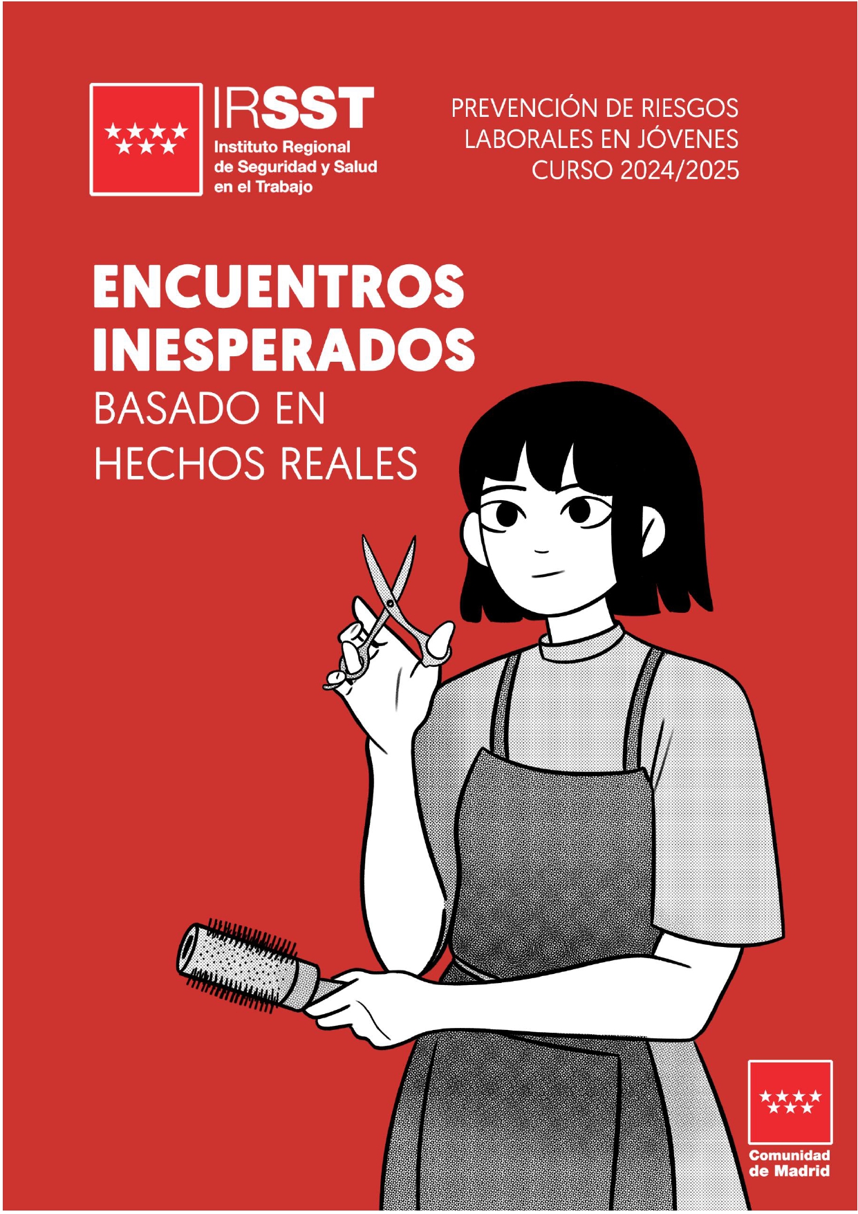 Portada de Encuentros inesperados. Basado en hechos reales 3. Corte seguro. Primer día en la Pelu. (Cómic)