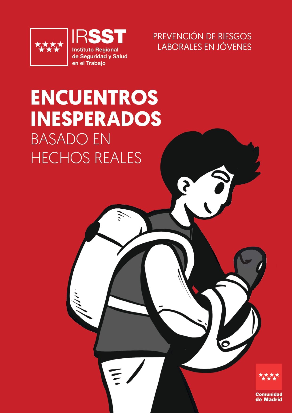 Portada de Encuentros inesperados. Basado en hechos reales 5. Trabajo seguro con altura aprender. Primer día en la tienda. (Cómic)