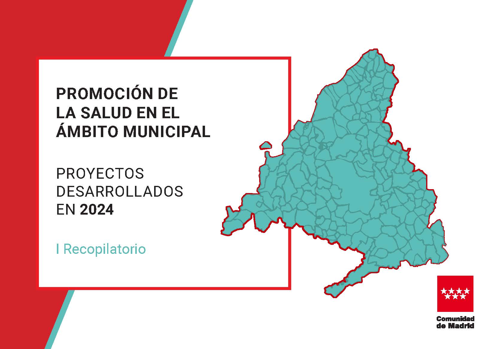 Portada de Promoción de la salud en el ámbito municipal. Proyectos desarrollados en 2024 (I Recopilatorio)
