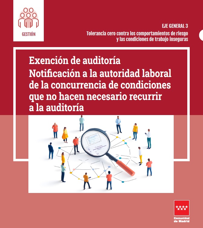 Portada de Exención de auditoría. Notificación a la autoridad laboral de la concurrencia de condiciones que no hacen necesario recurrir a la auditoría