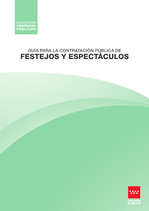 Portada de Guía para la contratación pública de festejos y espectáculos